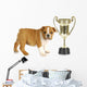 Puppy with Trophy