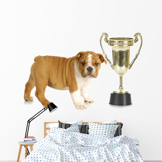 Puppy with Trophy