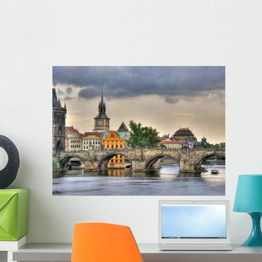 Prague Czechia Bridge Wall Decal