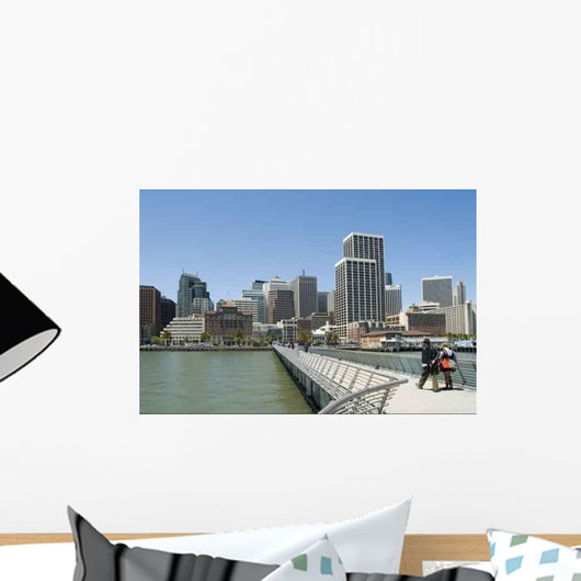 Couple Pier Wall Decal
