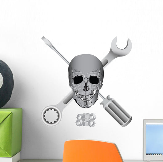 Bad Mechanic Symbol Wall Decal