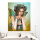 Butterfly Girl Wall Mural