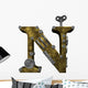Steampunk Letter N Wall Decal