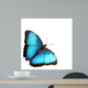 Blue Butterfly Wall Decal