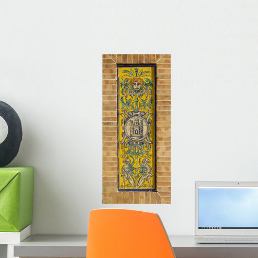 Especially Majolica of the Square of Spain Wall Mural