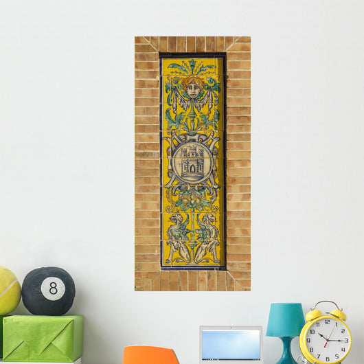 Especially Majolica of the Square of Spain Wall Mural