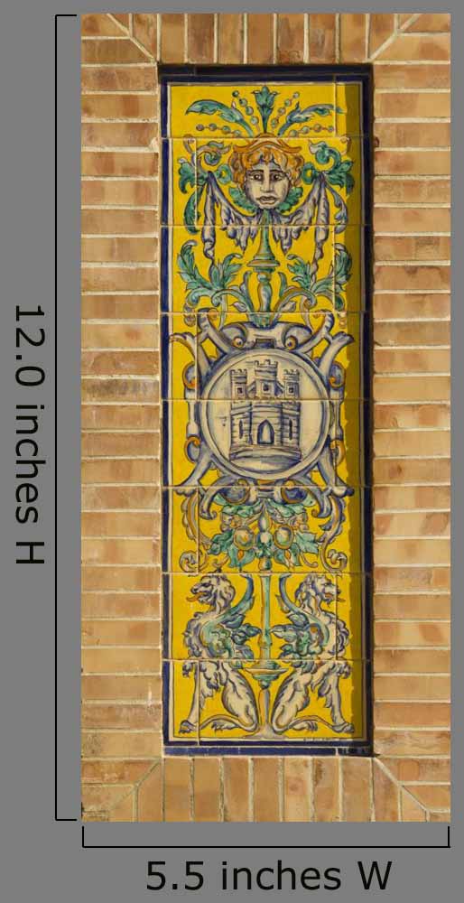 Especially Majolica of the Square of Spain Wall Mural