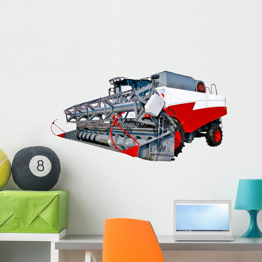 Grain harvester combine Wall Decal