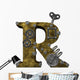 Steampunk Letter R Wall Decal