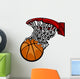 Basketball Hoop with Basketball