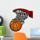 Basketball Hoop with Basketball