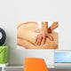 Massage Woman Young Beautiful Wall Decal