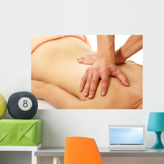 Massage Woman Young Beautiful Wall Decal