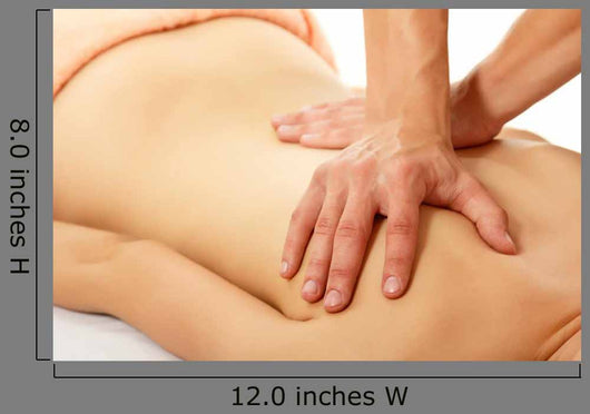 Massage Woman Young Beautiful Wall Decal