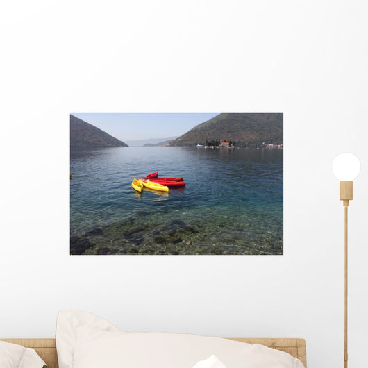 Kayaks Wall Mural