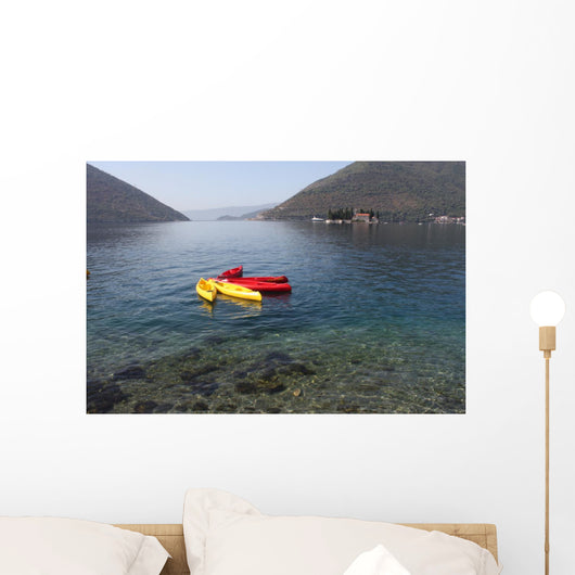 Kayaks Wall Mural