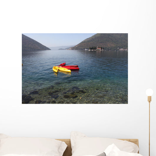 Kayaks Wall Mural
