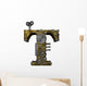 Steampunk Letter T Wall Decal