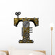 Steampunk Letter T Wall Decal