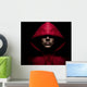 Red Hooded Male Wall Mural