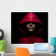 Red Hooded Male Wall Mural