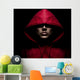 Red Hooded Male Wall Mural