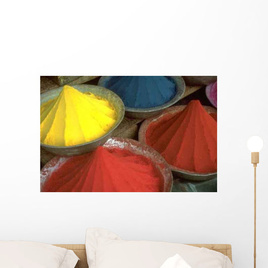 Inde Poudres Colorees Wall Decal