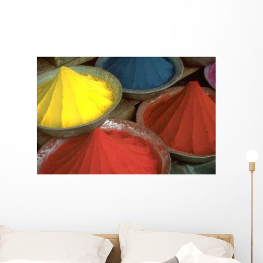 Inde Poudres Colorees Wall Decal