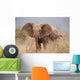 Elephant to Attack Ready Wall Mural