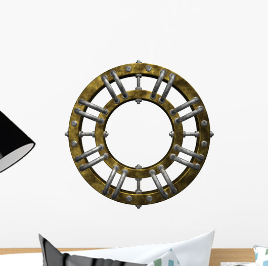 Circular Steampunk Installation Wall Decal