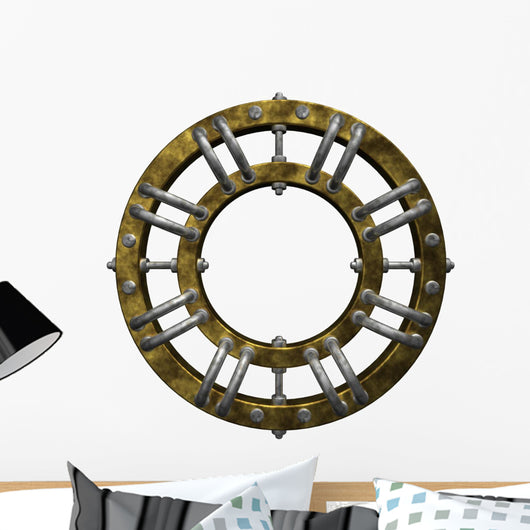 Circular Steampunk Installation Wall Decal
