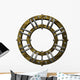 Circular Steampunk Installation Wall Decal