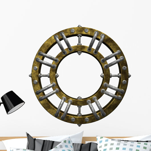 Circular Steampunk Installation Wall Decal