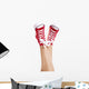 Red Sneakers Wall Decal