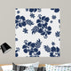 Hibiscus Pattern Wall Decal