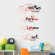 Fashion Week Logo Elements Wall Mural