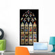 Vitrages of Famous Notre Dame Cathedral Wall Mural
