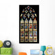 Vitrages of Famous Notre Dame Cathedral Wall Mural