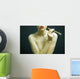 Elegant Smoking Woman Wall Decal