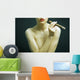Elegant Smoking Woman Wall Decal