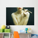 Elegant Smoking Woman Wall Decal
