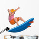 Surfer dude Wall Decal