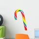 Rainbow Candy Cane Wall Mural