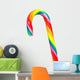 Rainbow candy cane Wall Mural
