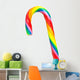 Rainbow candy cane Wall Mural