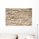 Stacked Stone Wall Background Horizontal Wall Mural