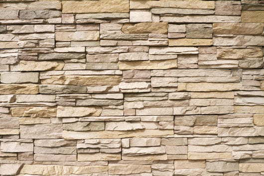 Stacked Stone Wall Background Horizontal Wall Mural