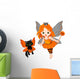 Cute Halloween Baby Fairy Wall Decal
