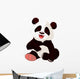 Baby Panda Laughing Wall Decal