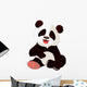 Baby Panda Laughing Wall Decal
